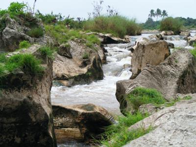 The Waterfall Flows With The Liquid Of Life