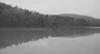 Lake With The Mountains In The Background