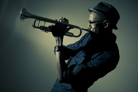 Portrait Photo Of The Trumpet Man